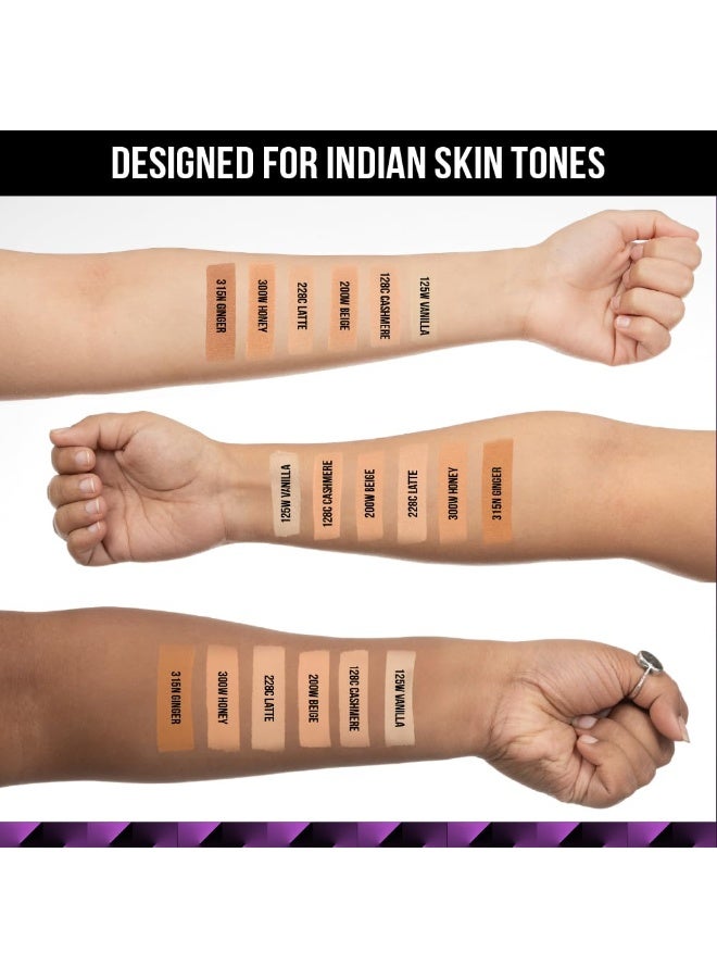 Staze 9to9 HD Bright Compact | 12hrs long stay | Poreless Matte Finish + Oil Control | Evens out Complexion, Blends effortlessly | Lightweight Microfine Formula with Vitamin E | 125W Vanilla 9g - Image 4